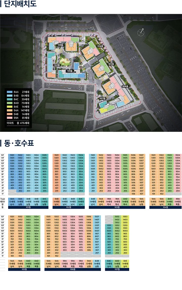 단지배치도