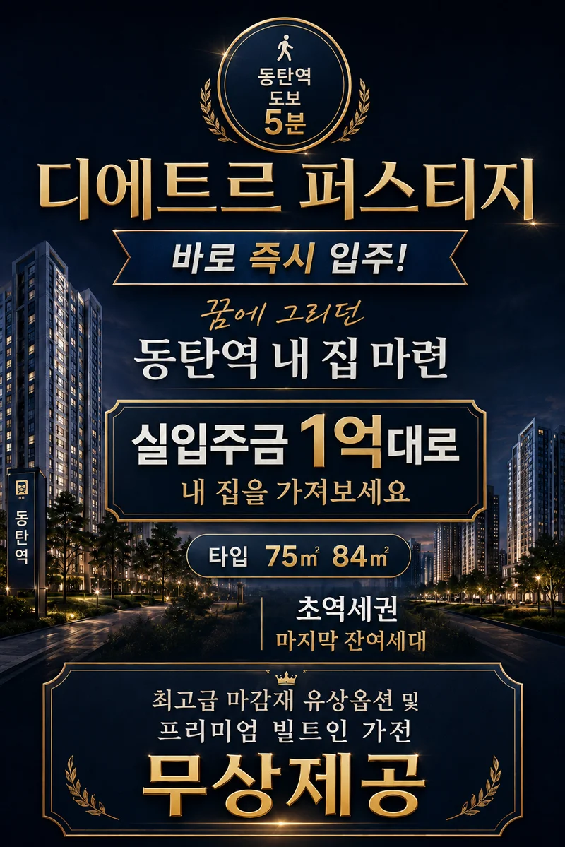 동탄역 디에트르 퍼스티지 이미지 1