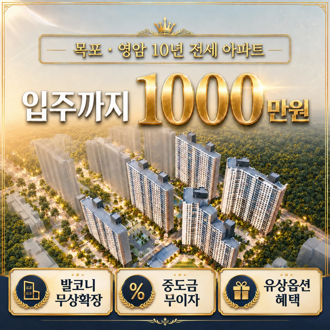 목포 · 영암 10년 전세 아파트 이미지 1
