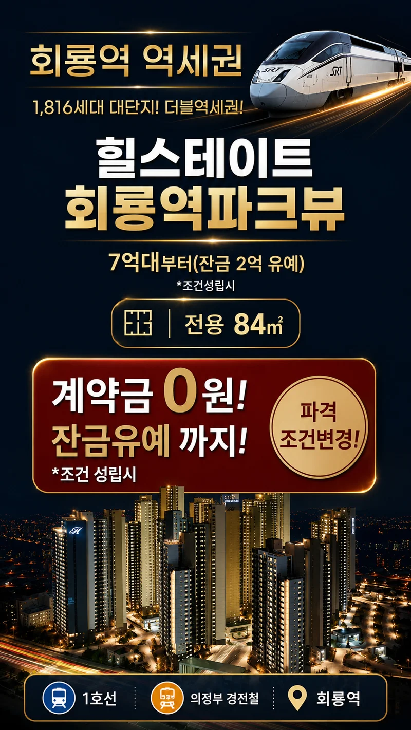 힐스테이트 회룡역파크뷰 이미지 1