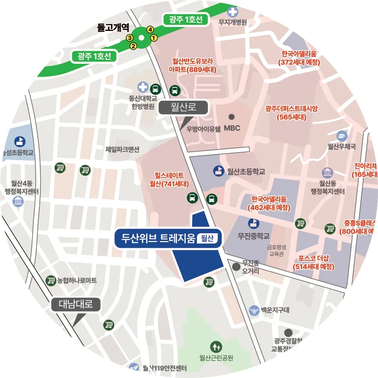 두산위브 트레지움 월산 이미지 2