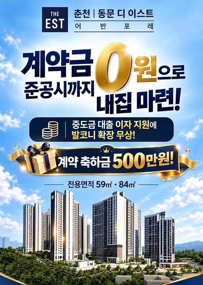 춘천 동문디이스트 어반포레 이미지 1
