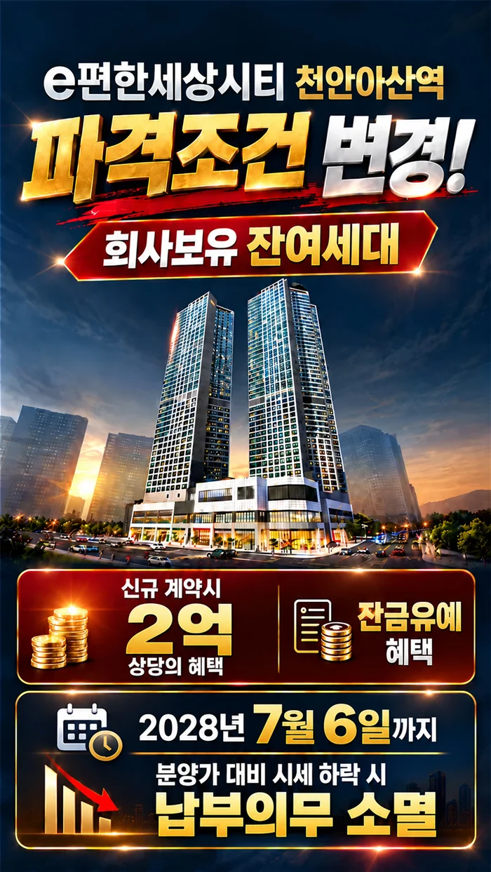 e편한세상 시티 천안아산역 이미지 1