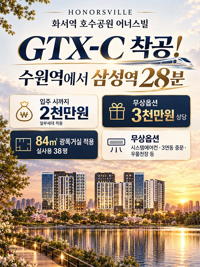화서역 호수공원 아너스빌 이미지 1